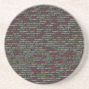 Developer's Terminal Pattern Coaster