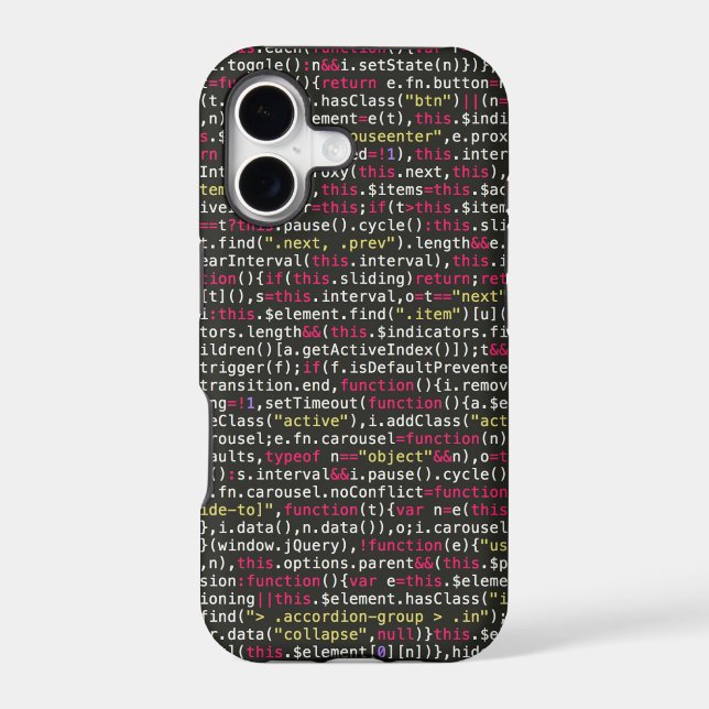 Developer's Terminal Pattern Iphone Case (Back)