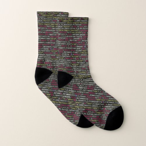 Developers Terminal Pattern Socks