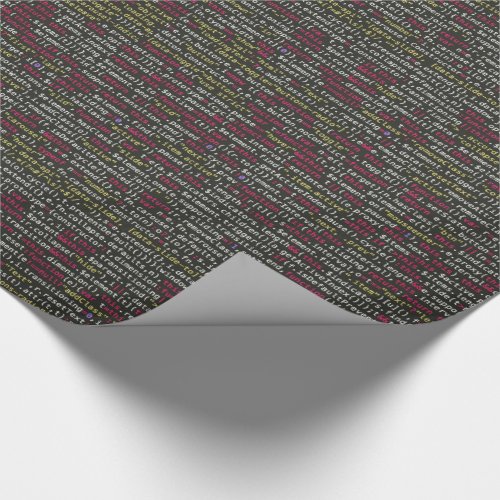 Developers Terminal Pattern Wrapping Paper