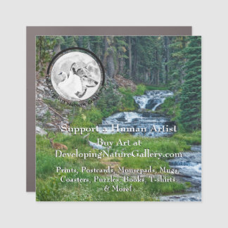 Developing Nature Gallery Logo Car Magnet