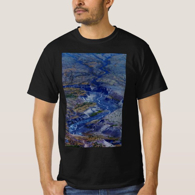 Developing Nature Gallery Logo & Dried River Photo T-Shirt (Front)