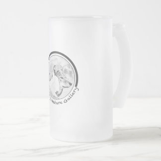 Developing Nature Gallery Logo Frosted Glass Beer Mug