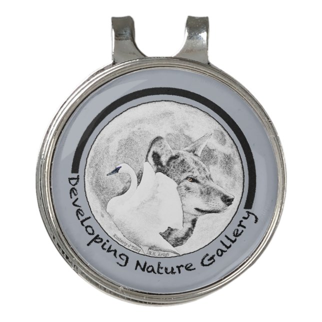 Developing Nature Gallery Logo Golf Hat Clip (Front)