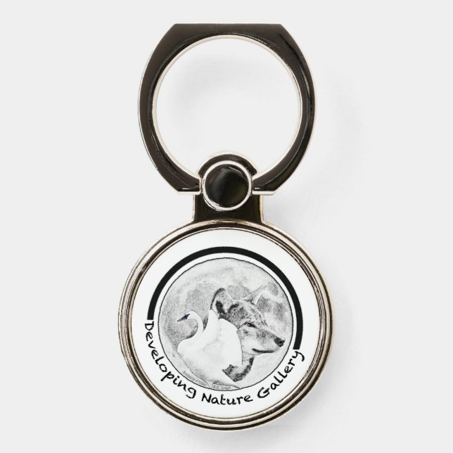 Developing Nature Gallery Logo Phone Ring Stand (Front)