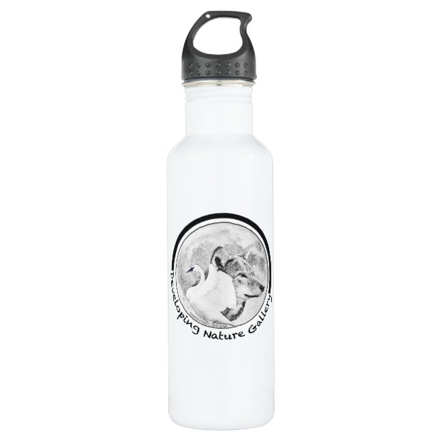Developing Nature Gallery Logo Stainless Steel Water Bottle (Front)