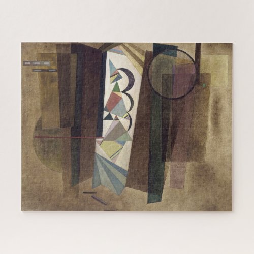 Development in Brown by Wassily Kandinsky Jigsaw Puzzle