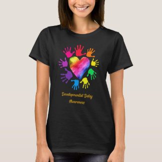 Developmental Delay Awareness Hands Developmental  T-Shirt