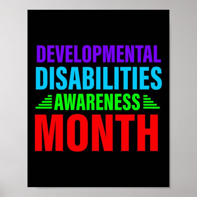 Developmental-disabilities-awareness month mom say poster (Front)