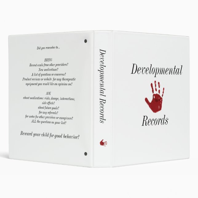 Developmental Records Binder (Background)