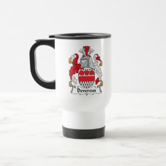 Devereux Family Crest Travel Mug