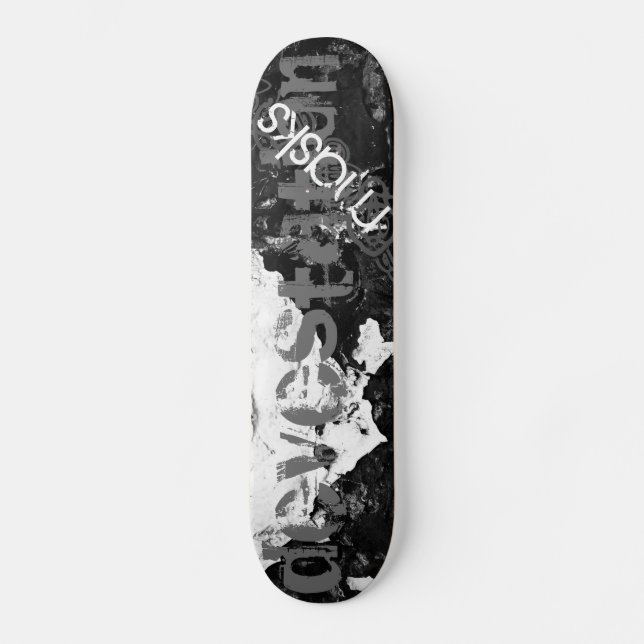 devestation masks skateboard deck (Front)