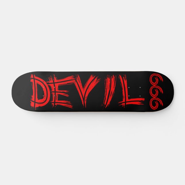 Devil 666 Skateboard Deck | Zazzle