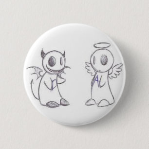 DEVIL & ANGEL BUTTON
