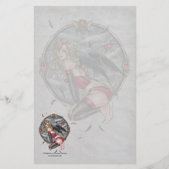 Devil Angel Stationery (Front)