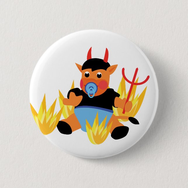 devil baby button (Front)