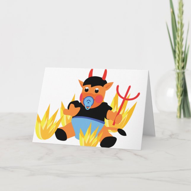 devil baby card (Front)