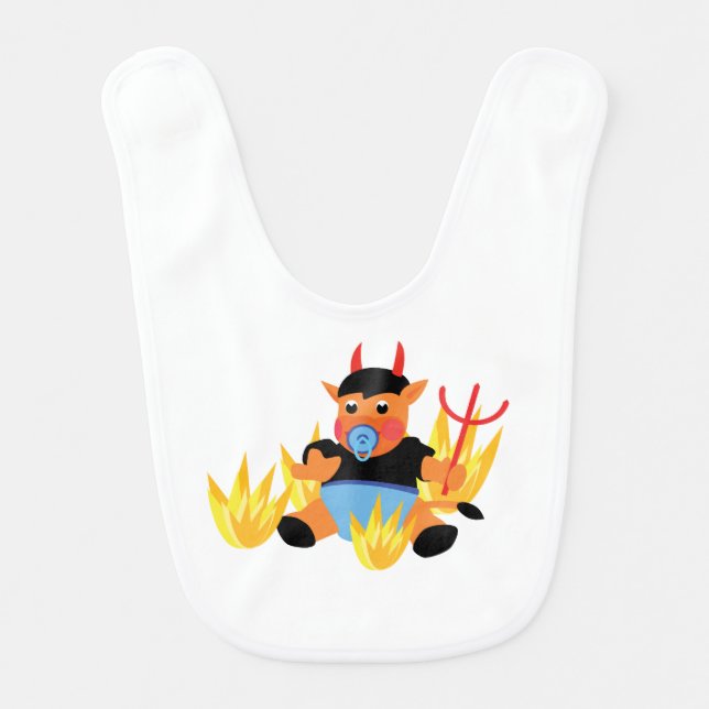 Devil baby funny bib (Front)