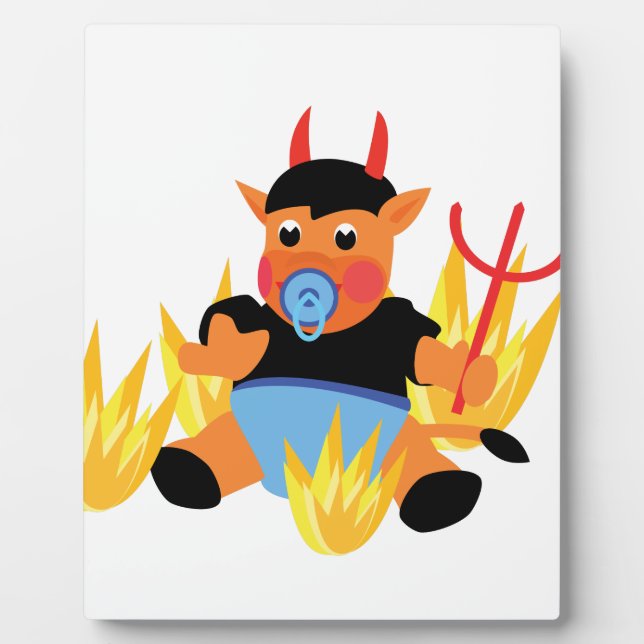 devil baby plaque (Front)
