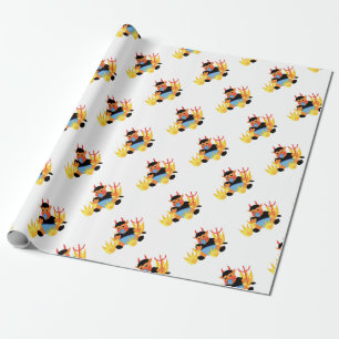devil baby wrapping paper