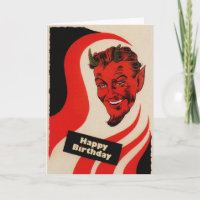 Devil Birthday Card