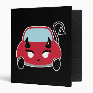 Devil Car 3 Ring Binder