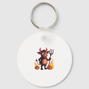 Devil Cow Mischief Keychain