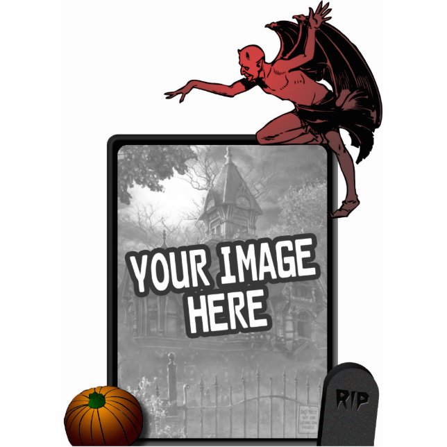 Devil Cutout Picture Frame 5x7 (Front)