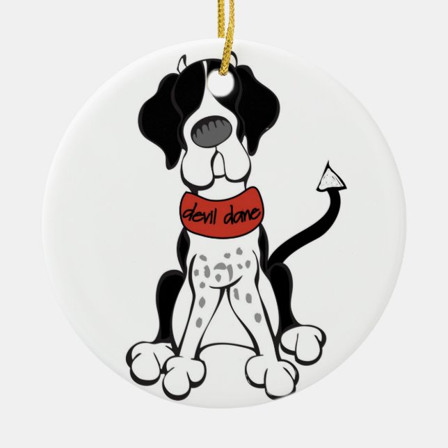 Devil Dane Ornament (Front)