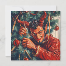 Devil Decorates the Xmas Tree