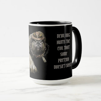 DEVIL DOG HUNTS THE EVIL MUG