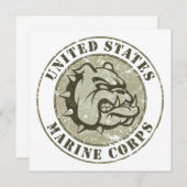 Devil Dog Vintage Emblem (Front/Back)