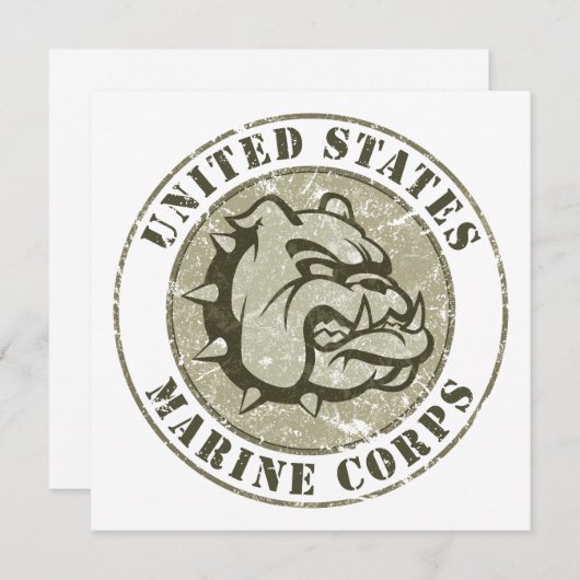 Devil Dog Vintage Emblem (Front/Back)