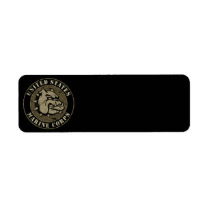 Devil Dog Vintage Emblem Label