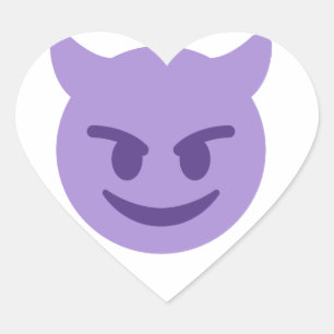 devil emoji heart sticker