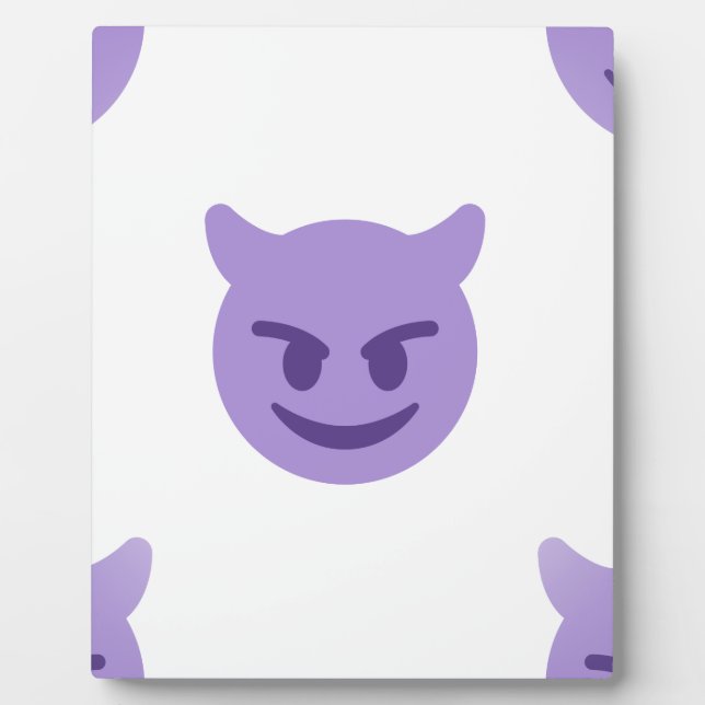 devil emoji plaque (Front)