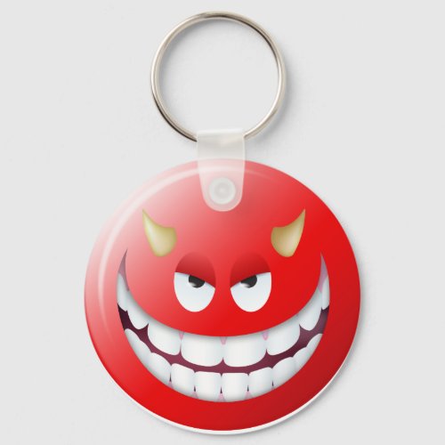 Devil Face 2 Keychain