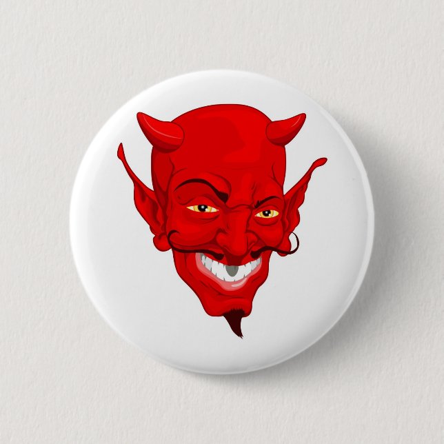 Devil face button (Front)