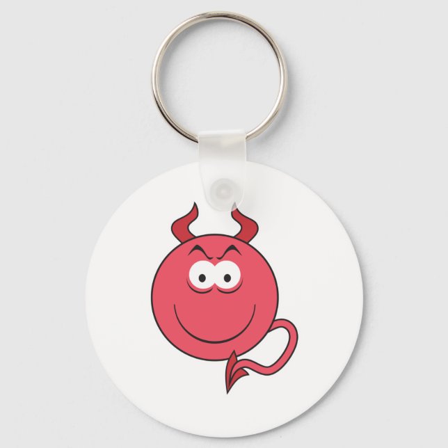 Devil Face Keychain (Front)
