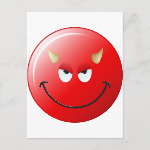 Devil Face Postcard