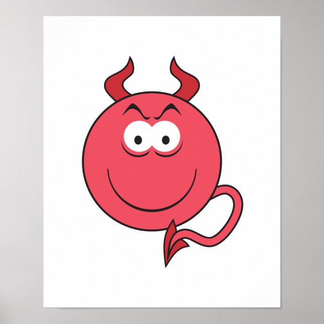 Devil Face Poster (Front)