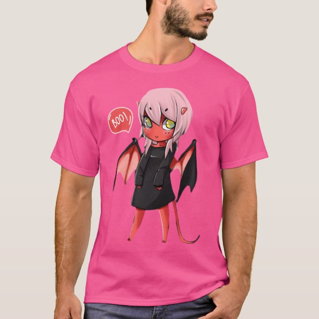 Devil Girl Anime T-Shirt (Front)