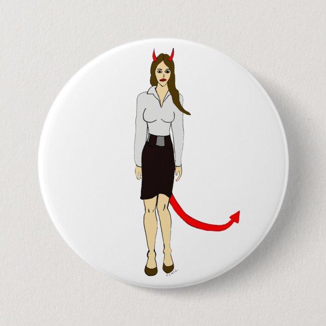 devil girl     button (Front)