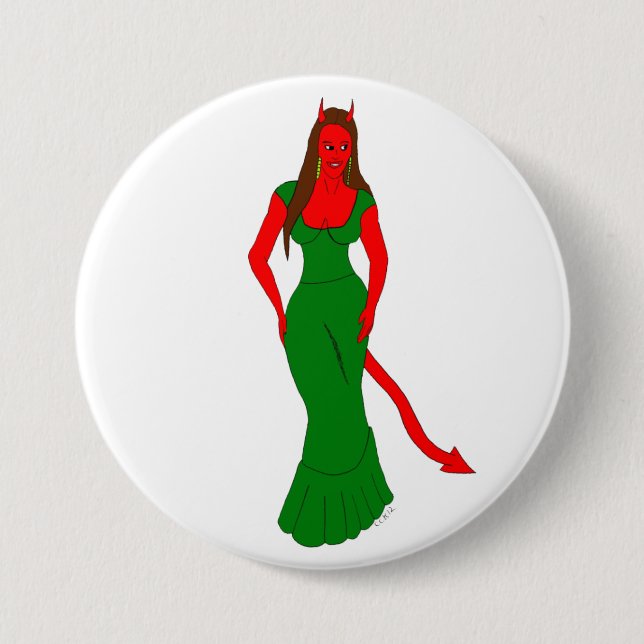 devil girl     button (Front)