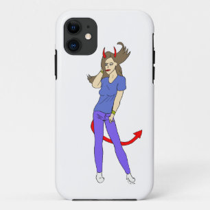 devil girl iPhone 11 case