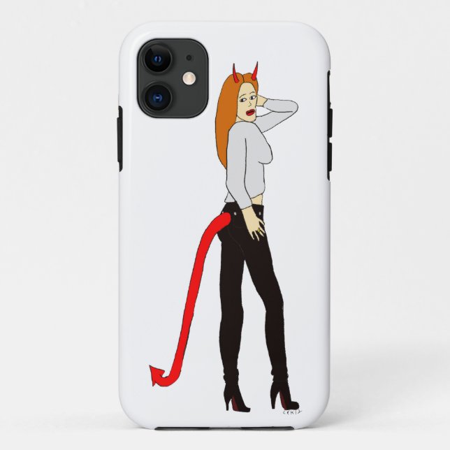 devil girl    Case-Mate iPhone case (Back)