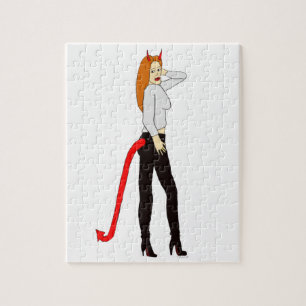 devil girl jigsaw puzzle