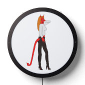 devil girl     LED sign (Lights Off)