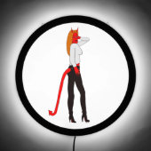devil girl LED sign (Front)