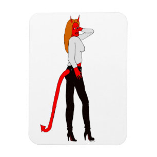devil girl magnet